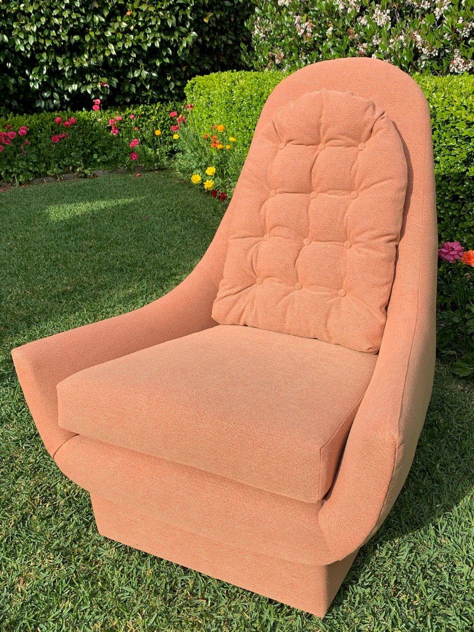 Before After High Back Chair Upholstery