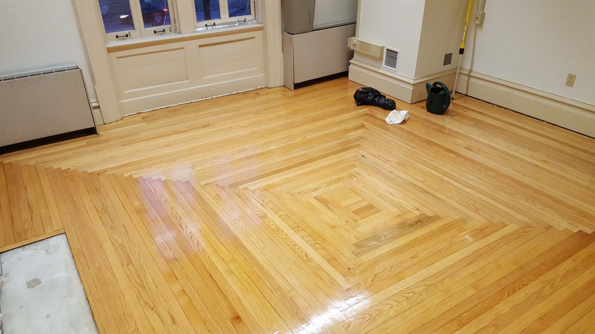 Hardwood Flooring after