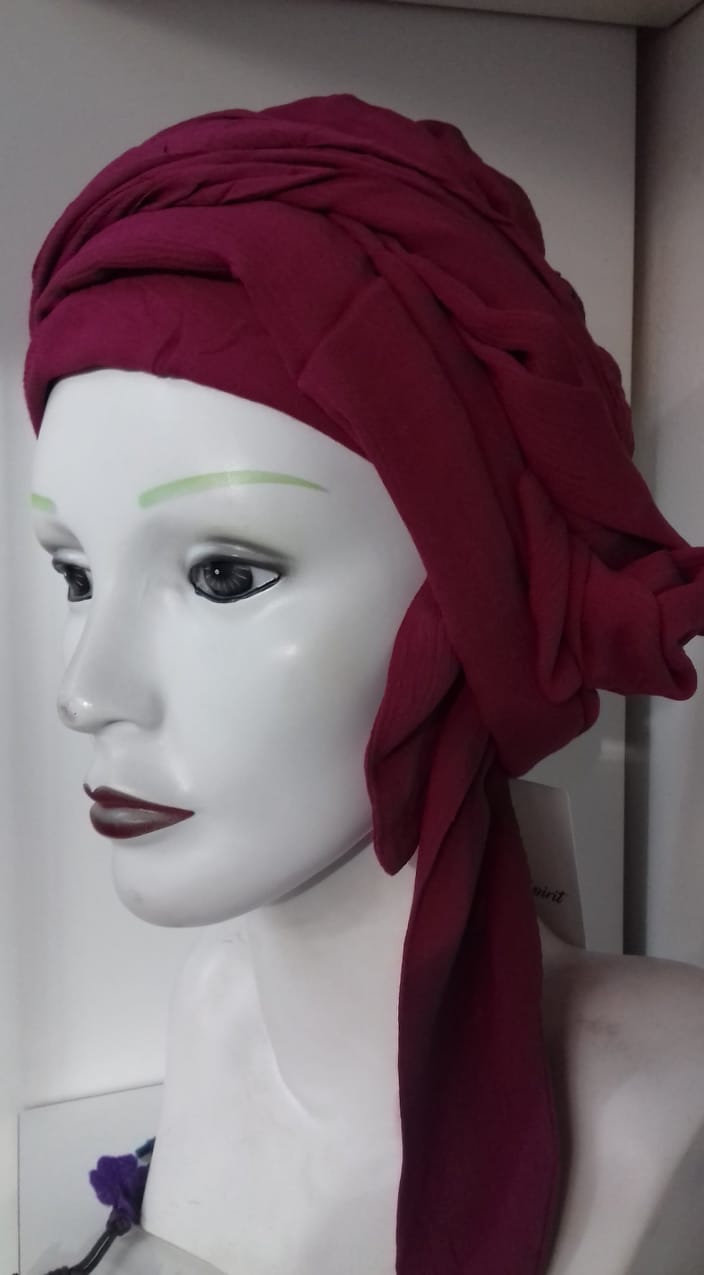 fouldard rosso per capelli
