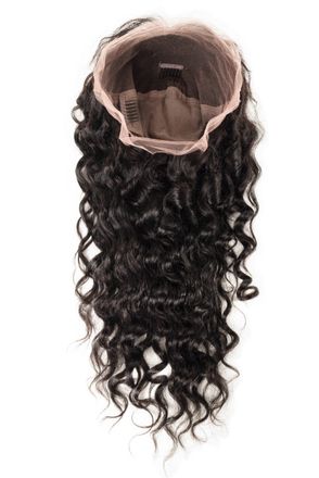parrucca sintetica capelli ricci lunghi