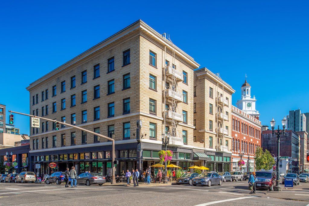 Washington Place External view of full building