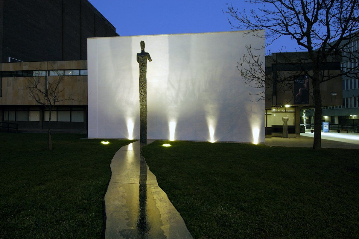 Nicolaus Widerberg Sculpture Pillar Man Northumbria University