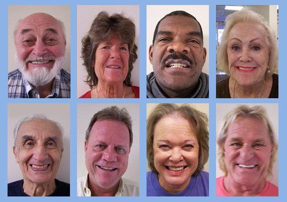 happy patients showing off their smiles