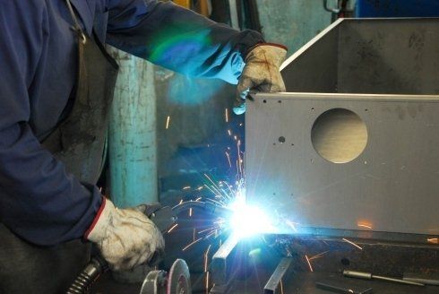 Fase di lavorazione del metallo