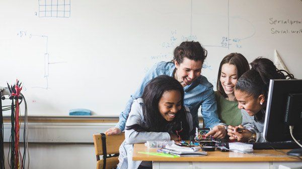 happy students