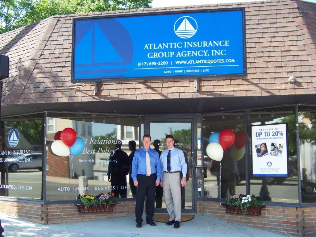 rick and bob in front of Canton office