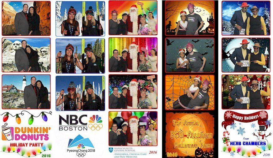 green screen photo booth rental in Newburyport Salem Gloucester Danvers MA