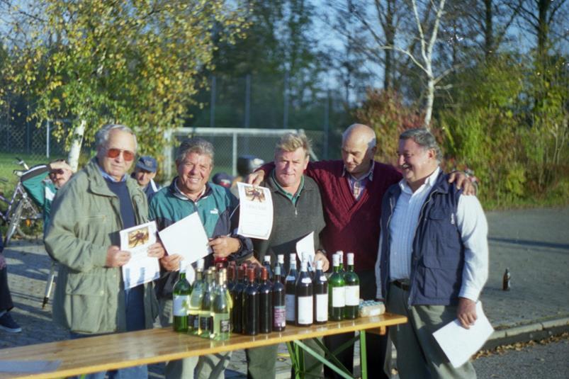 Vereinsmeister Mannschaftsmeister 1999