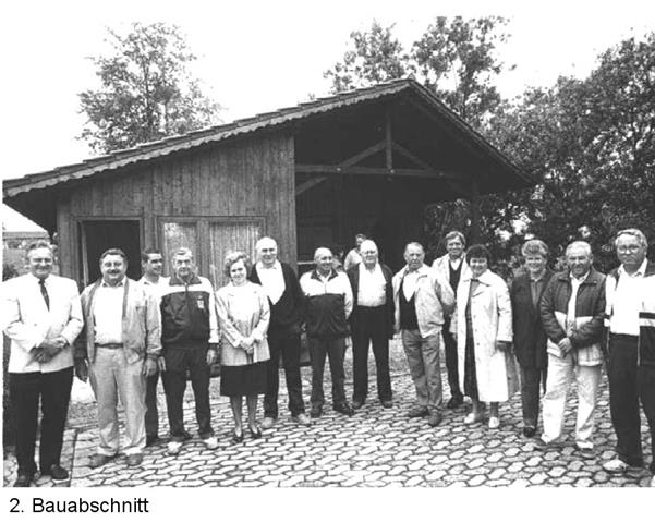 Vereinsheim nach dem 2. Bauabschnitt