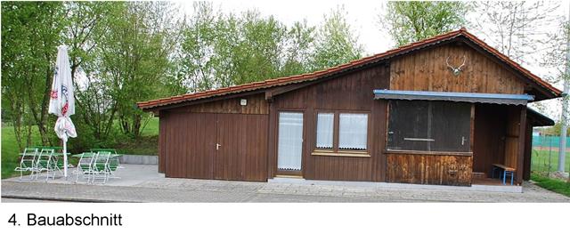 Vereinsheim mit Erweitung der Terrasse