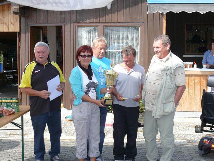 Gemeindemeisterschaft 2011 Sieger Felkel Ernst Schaub Uschi Neumair Günther Fritz Wilhelm