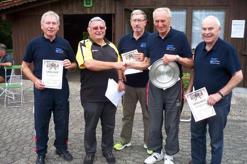 Gemeindemeisterschaft 2014 Sieger VdK Ortsverband Moosinning Neuching