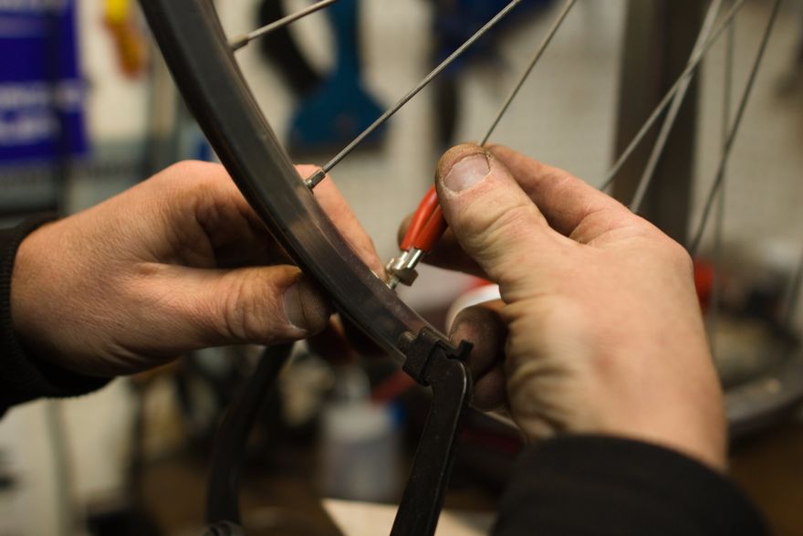 Fixing a bike