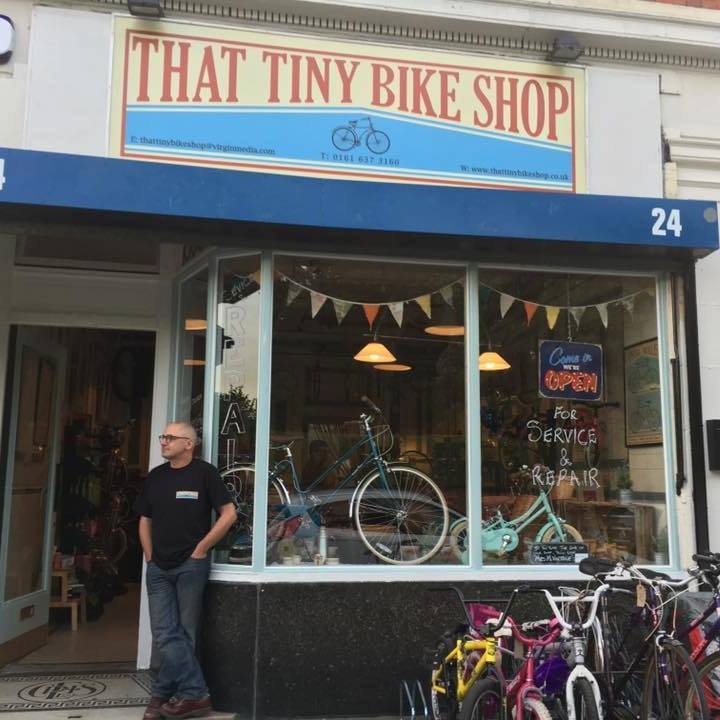 That Tiny Bike Shop sign