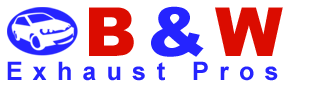 Logo, B & W Exhaust Pros - Automotive Repair Shop Logo, B & W Exhaust Pros - Automotive Repair Shop