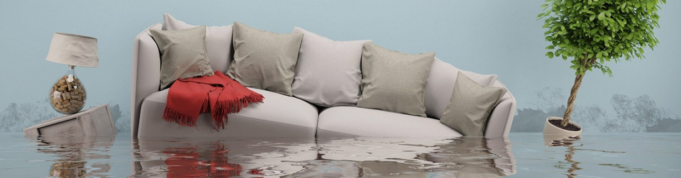 Flood Water in a Living Room
