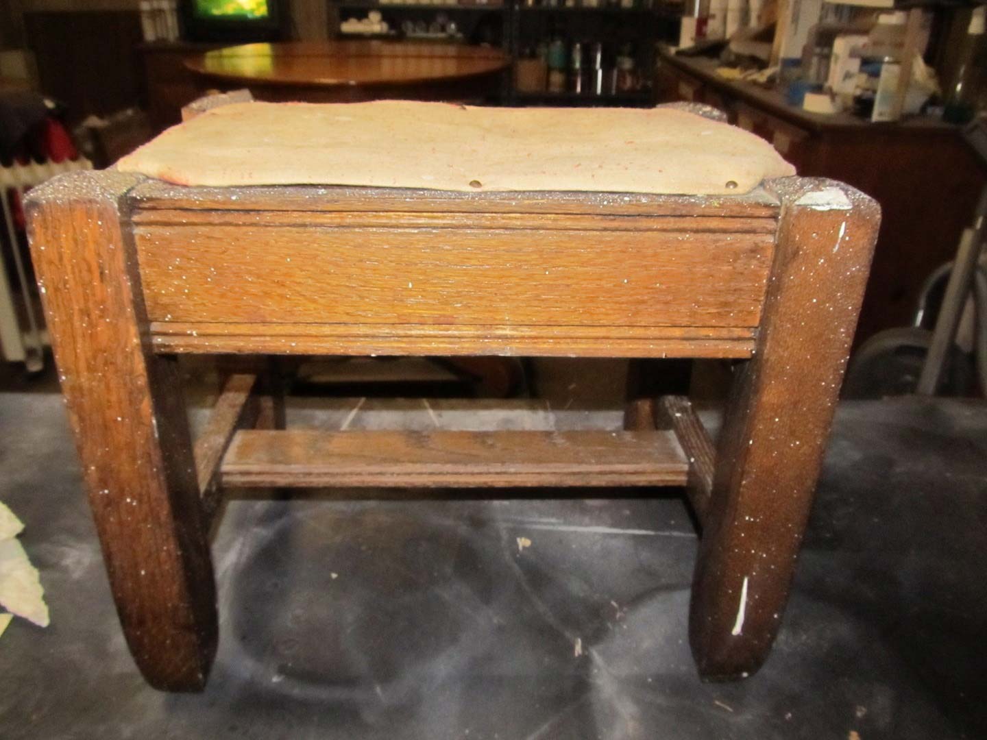 Antique Footstool — The Tri-State Area — Carriage House II In-Home Restorations