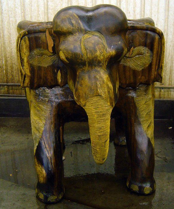 Damaged Elephant Wooden Chairs — The Tri-State Area — Carriage House II In-Home Restorations