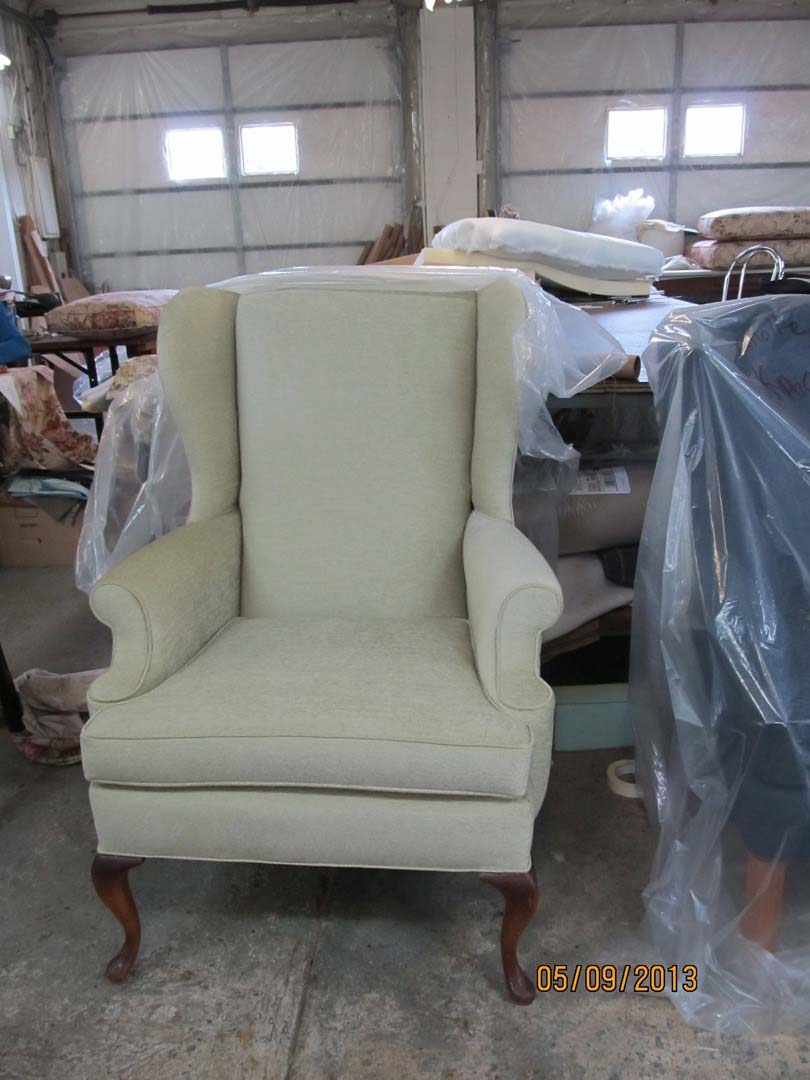 Vintage Wing Back Chair — The Tri-State Area — Carriage House II In-Home Restorations