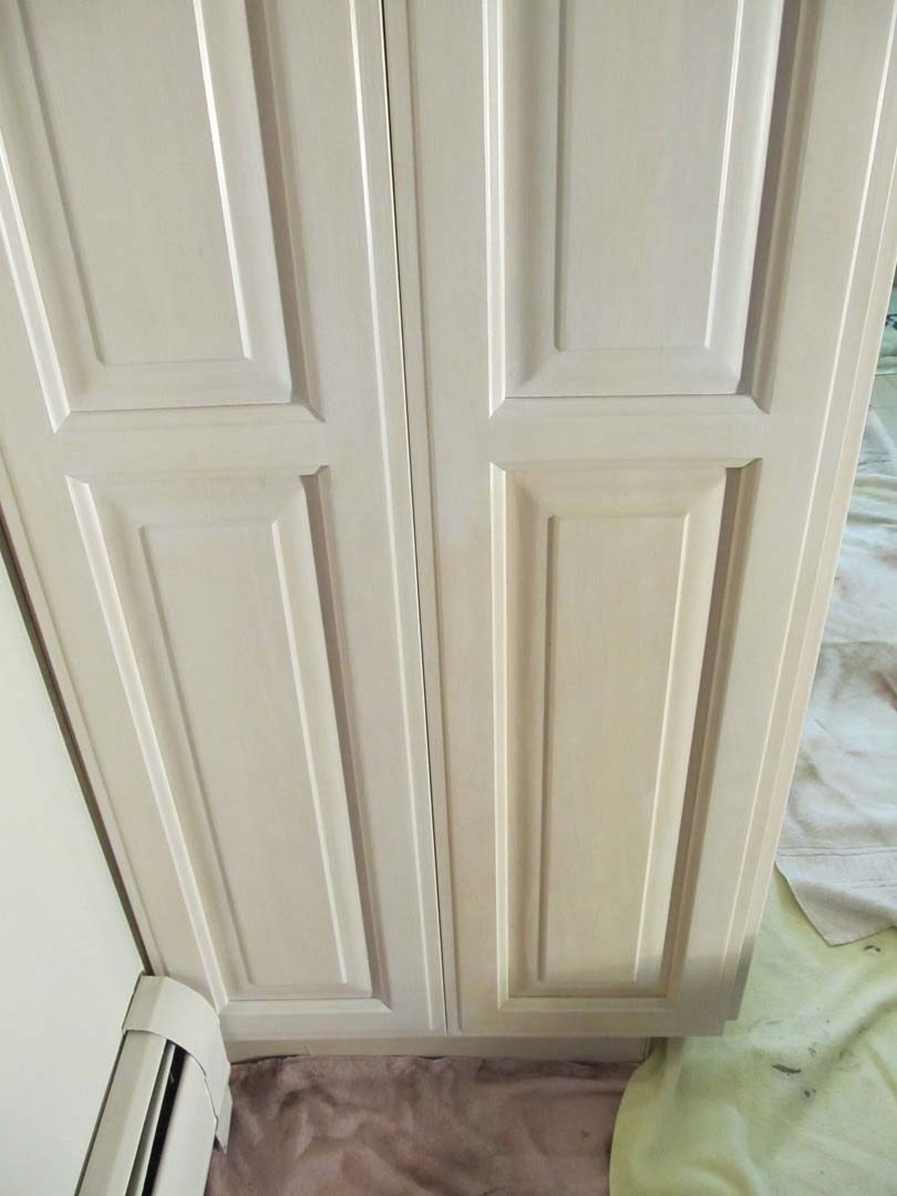 Pickled Maple Side Cabinet — The Tri-State Area — Carriage House II In-Home Restorations