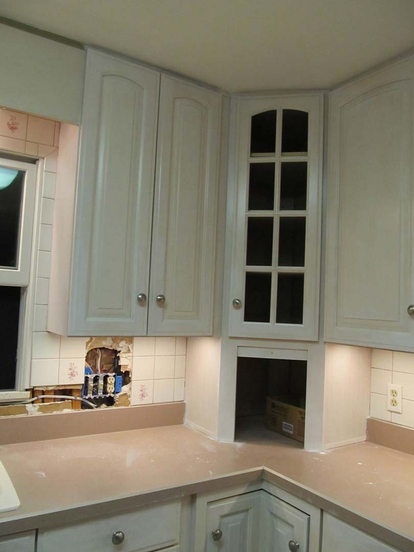 Kitchen During Restoration — The Tri-State Area — Carriage House II In-Home Restorations