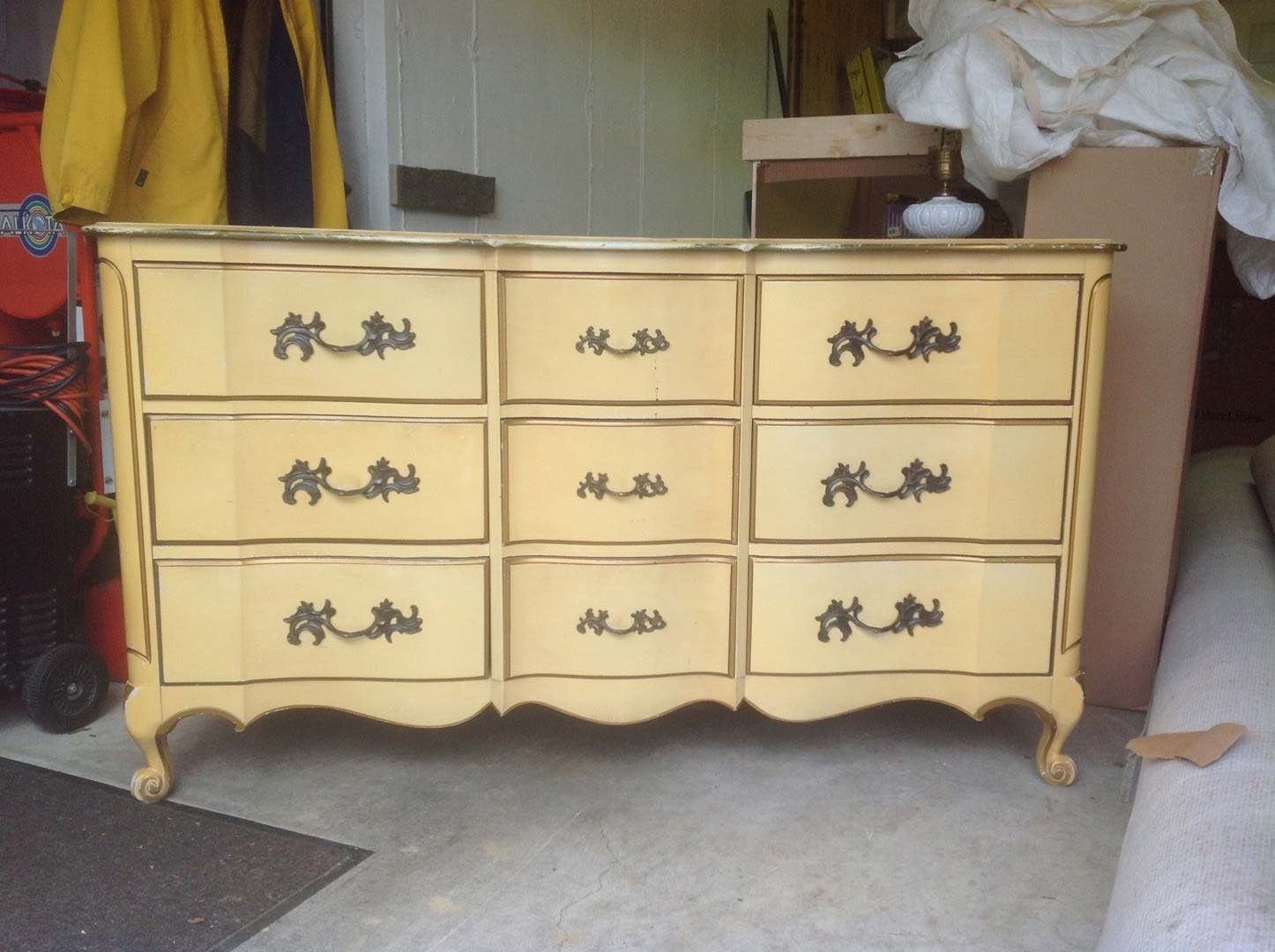 Bedroom Dresser Before Refinish — The Tri-State Area — Carriage House II In-Home Restorations