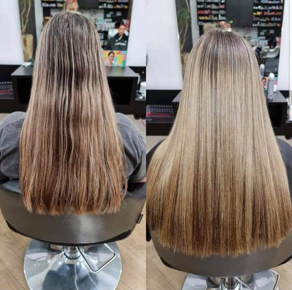 Before And After Hair Colour — Hair Salon in Worrigee, NSW