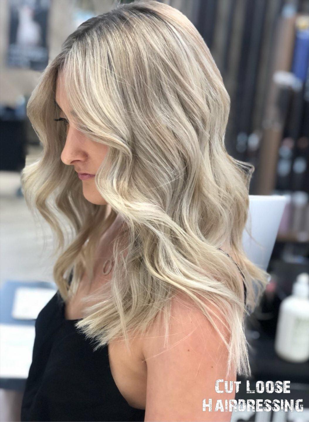 Recently Coloured Blonde Curly Hair - Hair Salon in Vincentia, NSW
