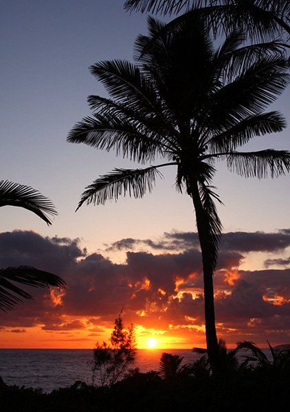 Sunset in Hawaii