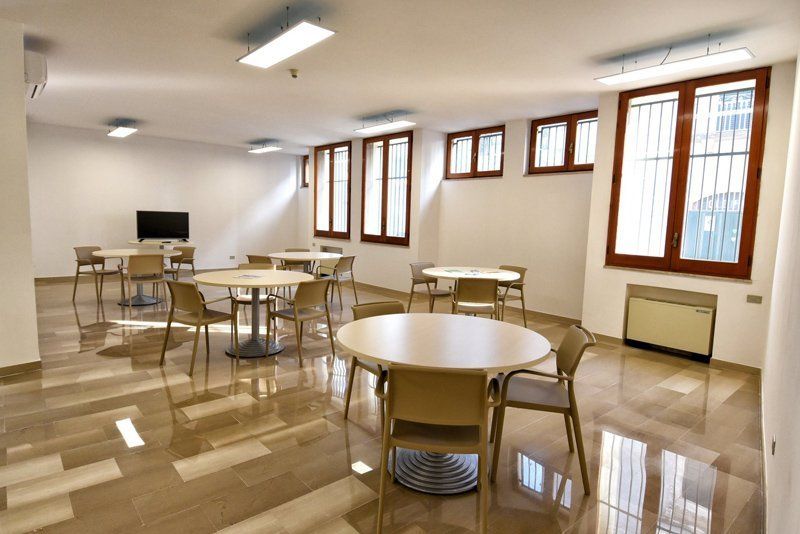 sala ricreativa di casa di riposo