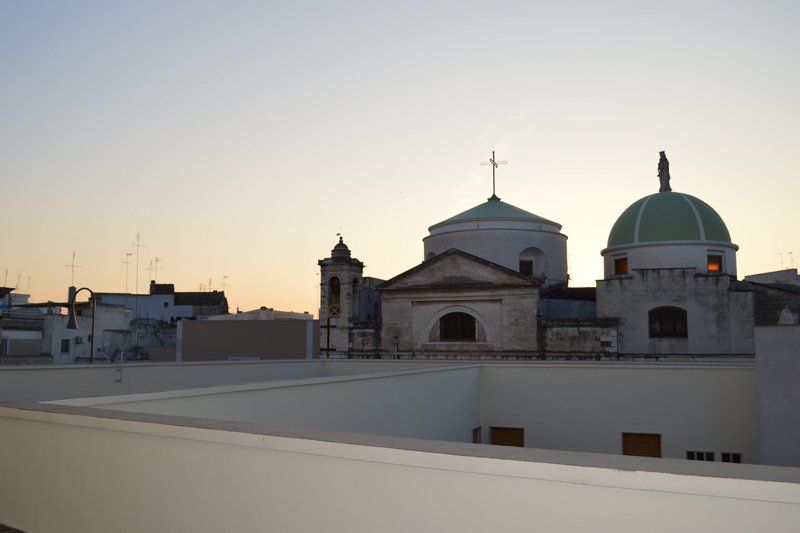 vista da balcone di residenza per anziani