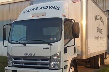 Truck at the loading Dock 2 — Walk's Moving & Storage in Altoona, PA Truck at the loading Dock 2 — Walk's Moving & Storage in Altoona, PA