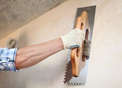 after wall  plastering