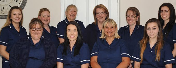 group of caregivers