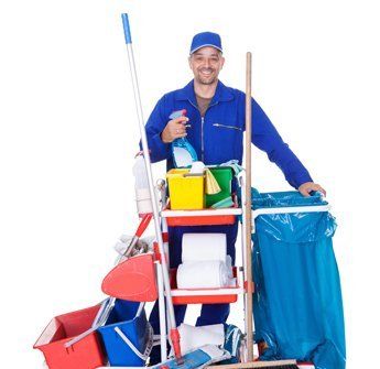 Smiling Cleaner — Chico, CA — Sanitorial Janitorial Service Smiling Cleaner — Chico, CA — Sanitorial Janitorial Service