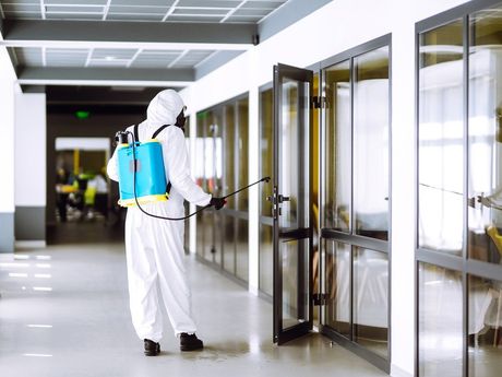 Disinfecting the Building — Chico, CA — Sanitorial Janitorial Service