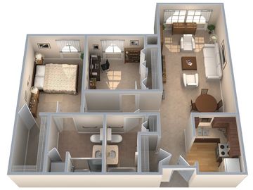 Senior Living — Floor Plan In Park in Glenview, IL Senior Living — Floor Plan In Park in Glenview, IL