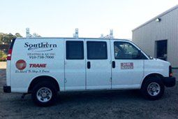 heating and air service trucks