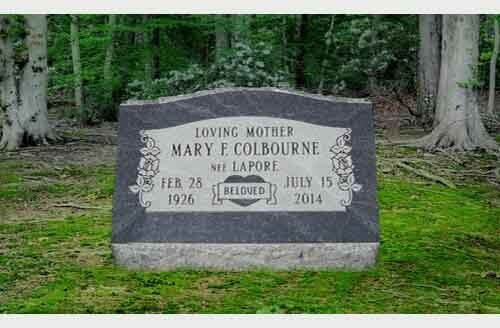 Single Slant Colbourn — Headstones in Media, PA
