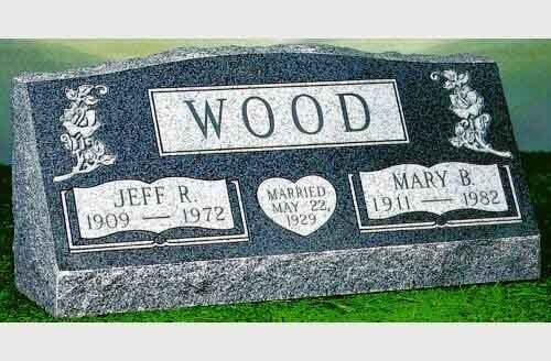 Slant Monument — Headstones in Media, PA