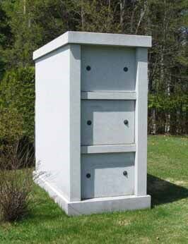Three Row of White Mausoleum — Custom Monument in Media, PA