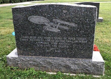 Quote in the monument — Custom Monuments in Media, PA