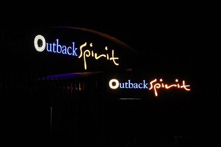 custom LED illuminated sign -