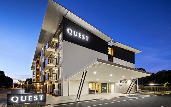 Quest Illuminated commercial signage