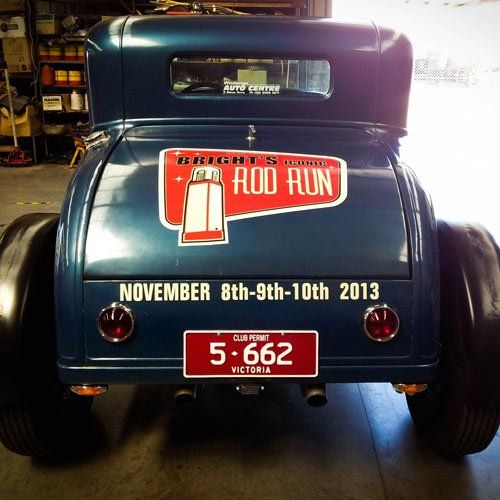 hot rod sign