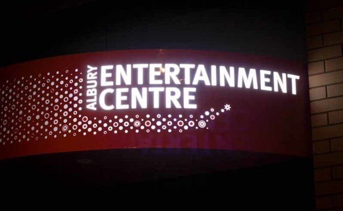 moving LED display albury entertainment centre