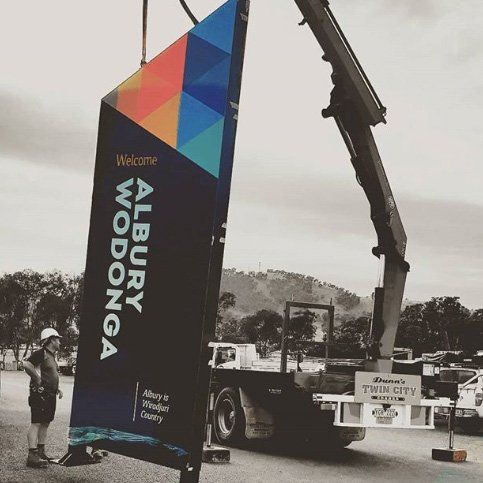 albury wodonga signage