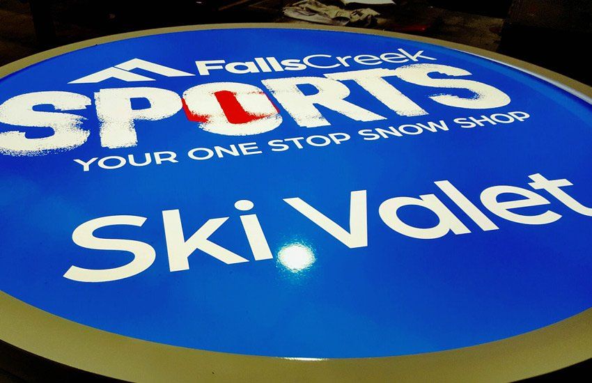 Falls creek sports signage