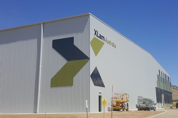 large fabricated cut out logo