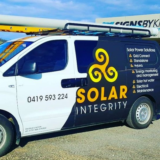 solar integrity van sign
